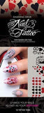 Dashing Diva, Dashing Diva Nail Tattoo - Royal Flush 4, Mk Beauty Club, Nail Art