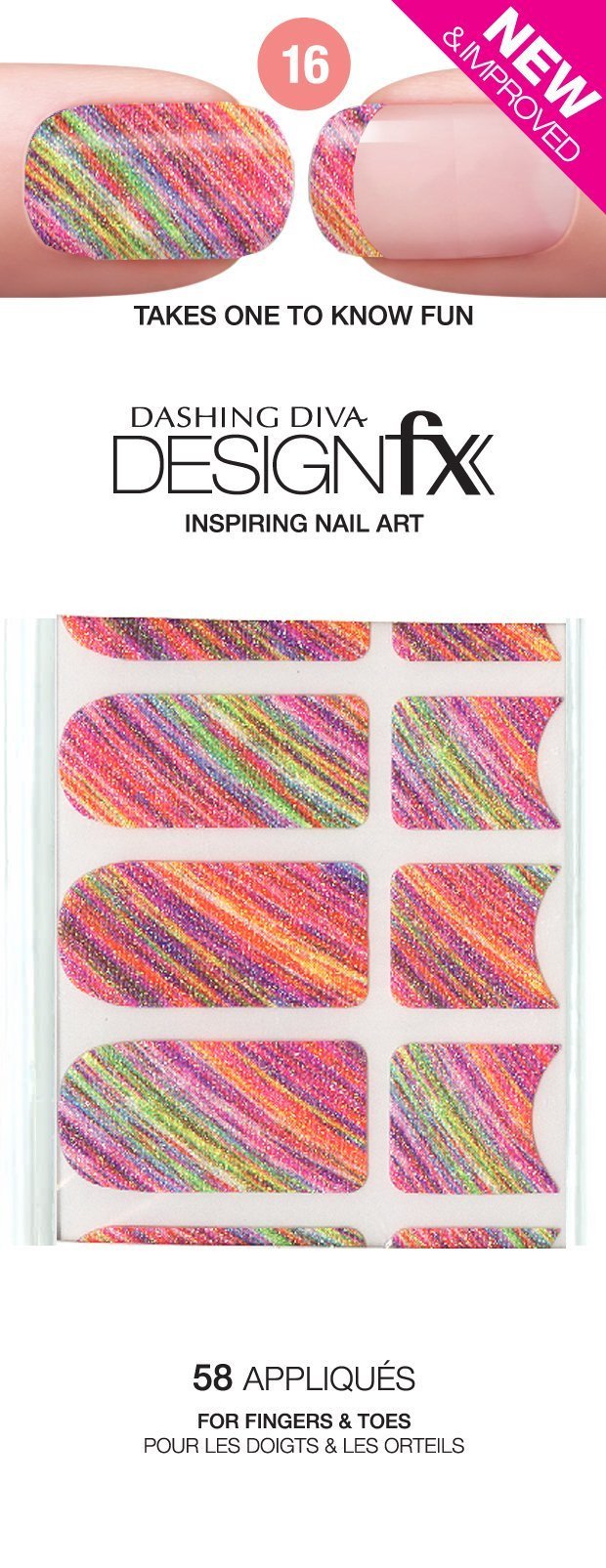 Dashing Diva, Dashing Diva Design FX Appliques - Takes One to Know Fun 16, Mk Beauty Club, Nail Art