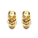 Fuschia, Fuschia Nail Art - Small Skull - Gold, Mk Beauty Club, Nail Art