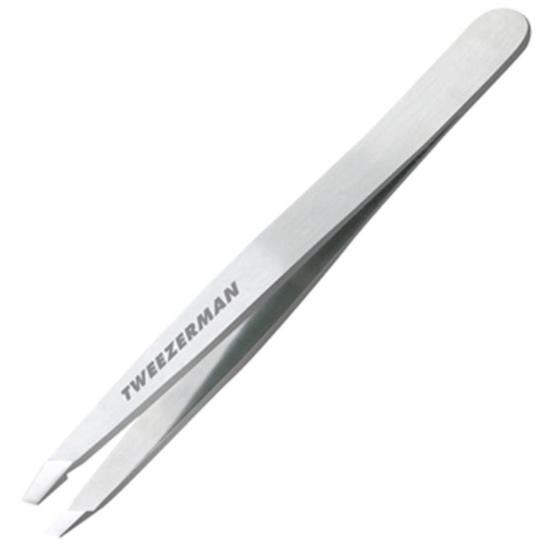 Tweezerman, Tweezerman - Stainless Steel Slant Tweezer - Stainless, Mk Beauty Club, Tweezers