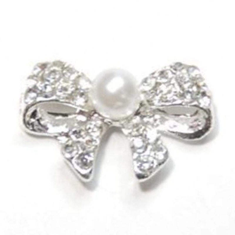 Fuschia, Fuschia Nail Art Charms - Pearl & Bow, Mk Beauty Club, Nail Art Charms