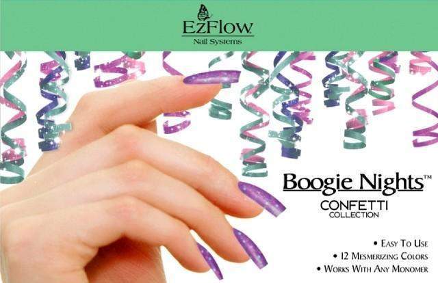 Ez Flow, Ez Flow Boogie Nights Collection - Confetti Kit, Mk Beauty Club, Colored Acrylic Powder