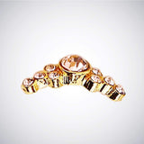 Fuschia, Fuschia Nail Art -  Nail Tiara - Rosegold, Mk Beauty Club, Nail Art