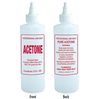 Soft N Style, Soft N Style- Imprinted Nail Solution Bottle - Acetone - 8oz, Mk Beauty Club, Bottles / Pumps