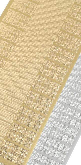 Rococo Nail Seal, Rococo Nail Seal  #1069 Gold, Mk Beauty Club, Nail Art Sticker
