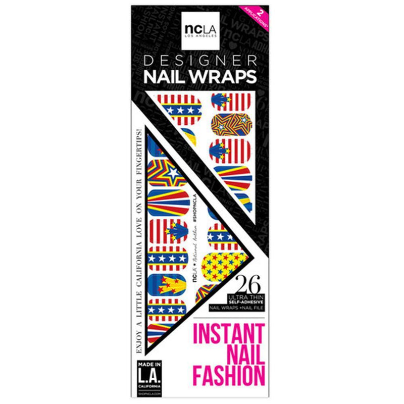NCLA, NCLA - National Anthem - Nail Wraps, Mk Beauty Club, Nail Art