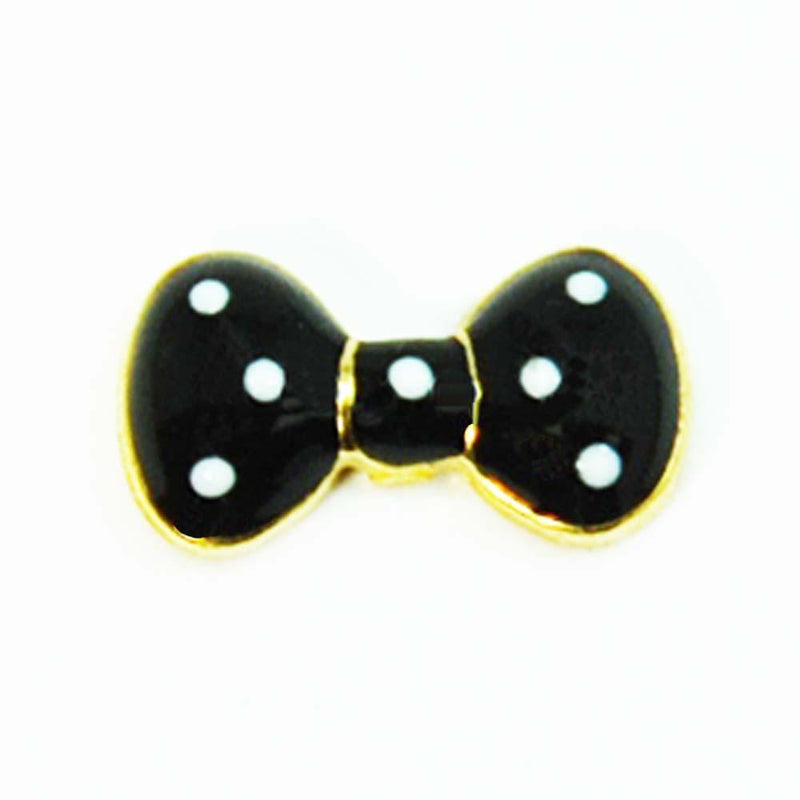 Fuschia, Fuschia Nail Art Charms - Mini Bow - Back, Mk Beauty Club, Nail Art Charms