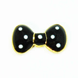 Fuschia, Fuschia Nail Art Charms - Mini Bow - Back, Mk Beauty Club, Nail Art Charms