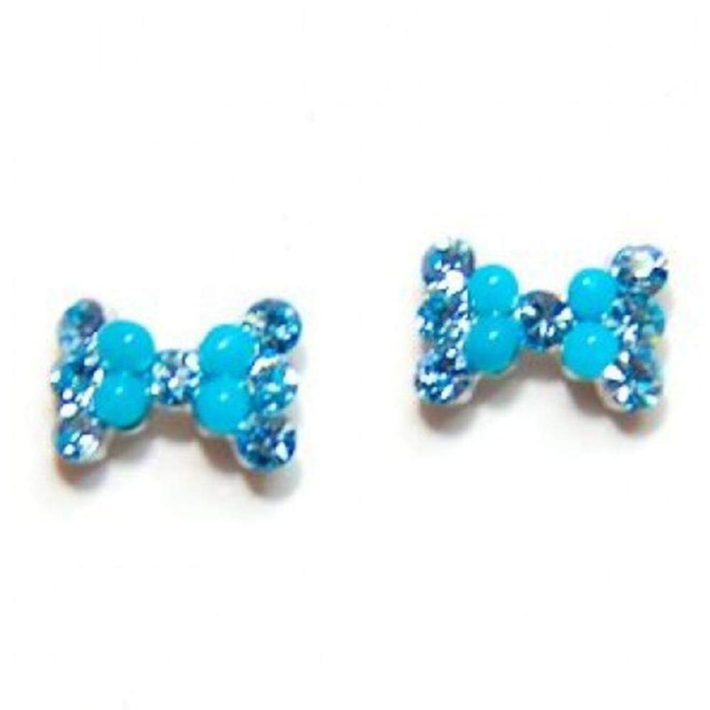 Fuschia, Fuschia Nail Art Charms - Baby Bow - Blue, Mk Beauty Club, Nail Art Charms