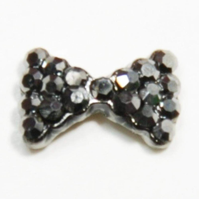 Fuschia, Fuschia Nail Art Charms - Triangle Bow - Black, Mk Beauty Club, Nail Art Charms