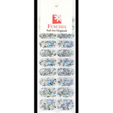 Fuschia, Fuschia Nail Wraps - Hologram Mosaic, Mk Beauty Club, Nail Wrap