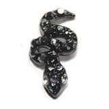 Fuschia, Fuschia Nail Art - Snake - Black, Mk Beauty Club, Nail Art