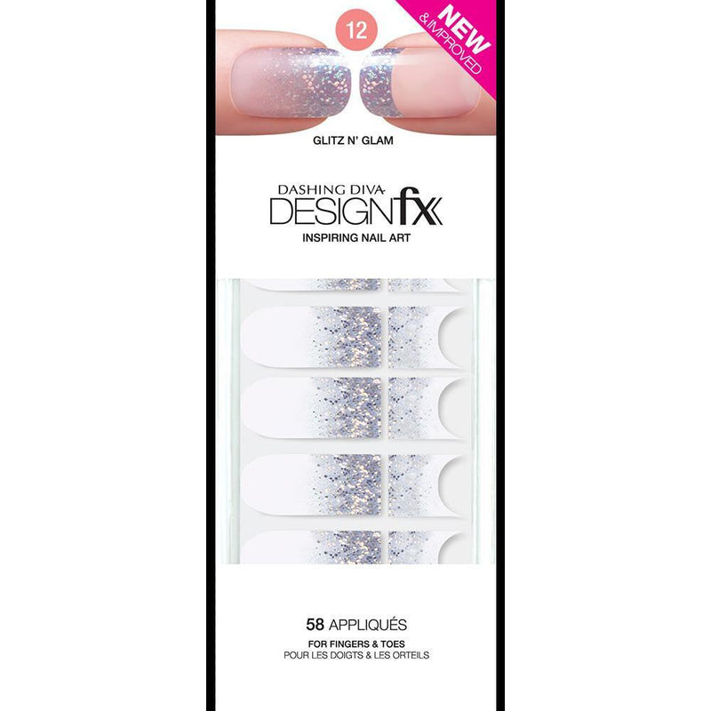 Dashing Diva, Dashing Diva DesignFX Glitter - Glitz N' Glam 12, Mk Beauty Club, Nail Art