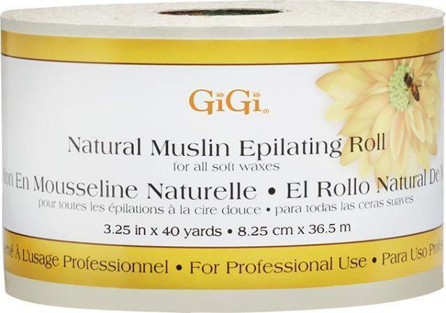 Gigi, Gigi Natural Muslin Roll - 3.25 in x 40yd, Mk Beauty Club, Muslin Roll