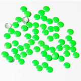 Fuschia, Fuschia Nail Art - Neon Green Studs - Medium Circle, Mk Beauty Club, Metal Parts