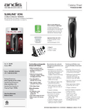 Andis Slimline Ion Cord Cordless Trimmer