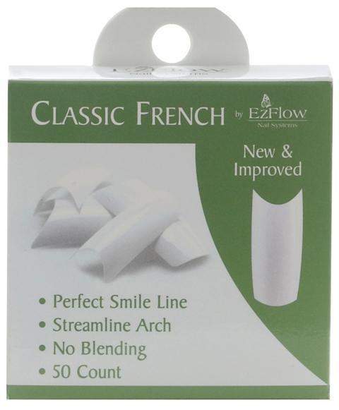 Ez Flow, EZ Flow Classic French Tips - 50ct, Mk Beauty Club, Nail Tips