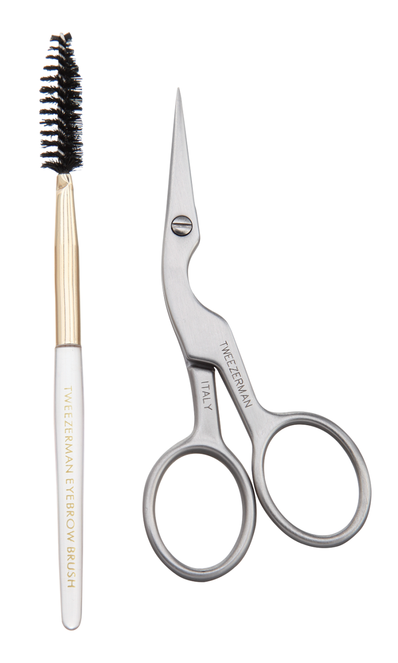 Tweezerman, Tweezerman Brow Shaping Scissors & Brush, Mk Beauty Club, Tweezers