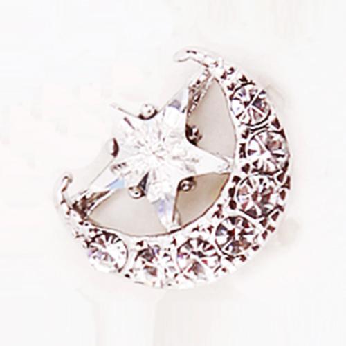 Fuschia, Fuschia Nail Art Charms - Star - Silver, Mk Beauty Club, Nail Art Charms