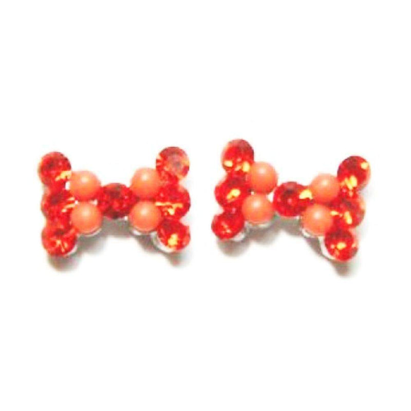 Fuschia, Fuschia Nail Art Charms - Baby Bow - Orange, Mk Beauty Club, Nail Art Charms