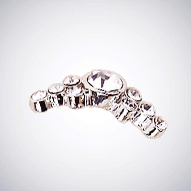 Fuschia, Fuschia Nail Art -  Nail Tiara - Crystal, Mk Beauty Club, Nail Art