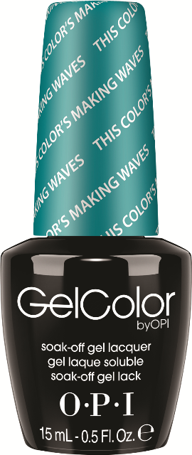 OPI, OPI GelColor - This Color's Making Waves - Hawaii Collection 2015, Mk Beauty Club, Acrylic & Gel