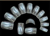 Nail Supply, Full Cover Tips - Square / Clear, Mk Beauty Club, Nail Tips
