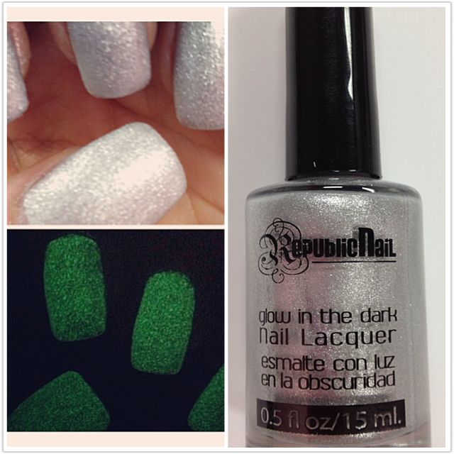 Republic Nail, Republic Nail - Glow in the Dark Nail Polish- Silver, Mk Beauty Club, Long Wear Nail Polish