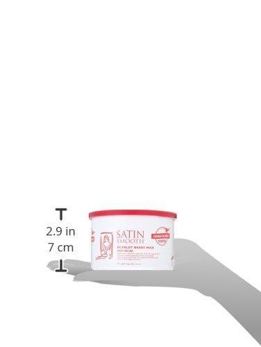 Satin Smooth, Satin Smooth Scarlet Berry Wax with Acai, 14 Ounce, Mk Beauty Club, Wax