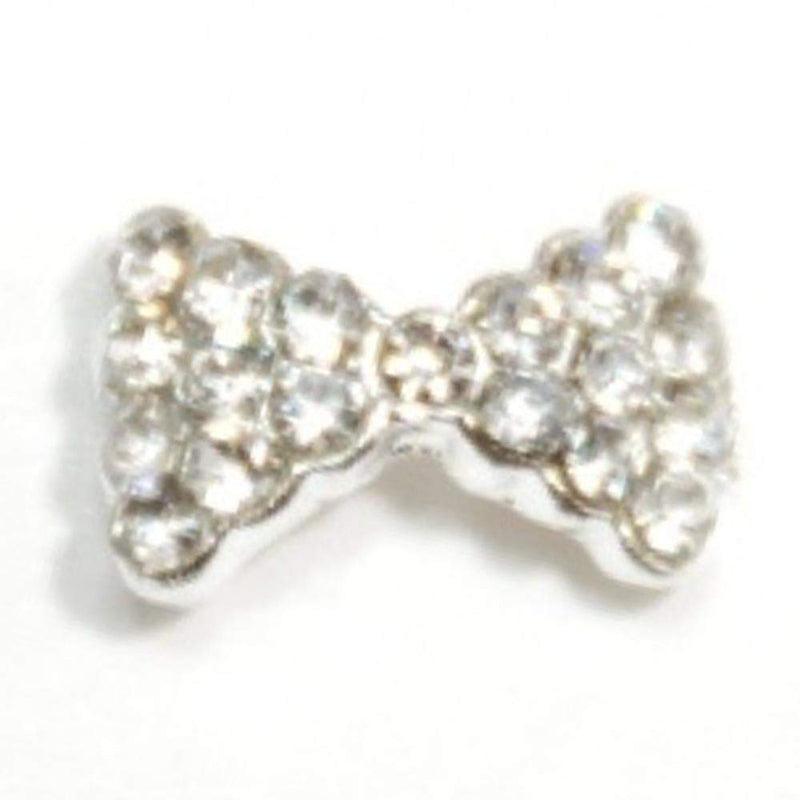 Fuschia, Fuschia Nail Art Charms - Triangle Bow - Crystal, Mk Beauty Club, Nail Art Charms