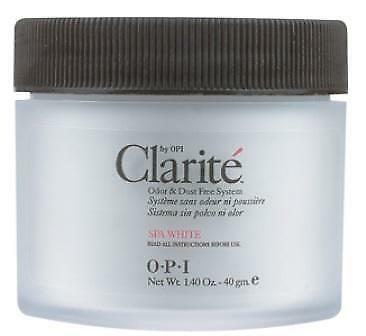 OPI, OPI Clarite Odor-Free Acrylic Powder Spa White, Mk Beauty Club, Acrylic Powder