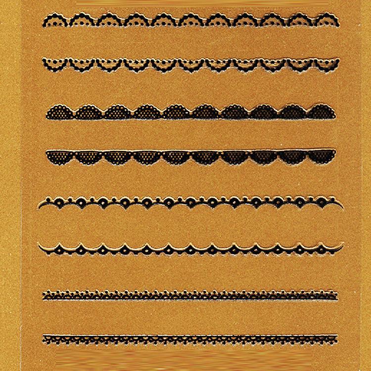 Erikonail, Erikonail - Lace Seal ELS-10, Mk Beauty Club, Nail Art Sticker