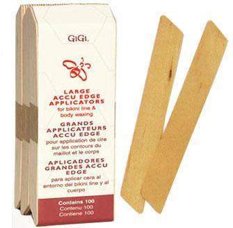 Gigi, Large Accu Edge Appllicators - 100 cts, Mk Beauty Club, Waxing Applicators