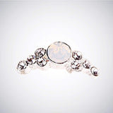 Fuschia, Fuschia Nail Art -  Nail Tiara - Opal/Silver, Mk Beauty Club, Nail Art