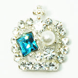 Fuschia, Fuschia Nail Art -  King's Crown - Blue, Mk Beauty Club, Nail Art