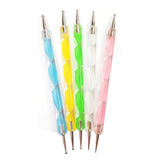 Fuschia, Dotting Tool Set - Multicolor, Mk Beauty Club, Nail Art