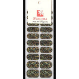 Fuschia, Fuschia Nail Wraps - Hologram Leopard, Mk Beauty Club, Nail Wrap