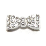 Fuschia, Fuschia Nail Art Charms - Rectangle Bow - Crystal, Mk Beauty Club, Nail Art Charms