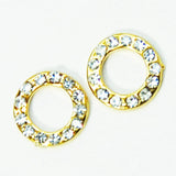 Fuschia, Fuschia Nail Art - Crystal Circle Gold, Mk Beauty Club, Nail Art