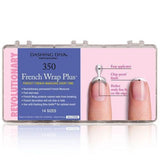 Dashing Diva, Dashing Diva French Wrap Plus - Thin Band / White 350tips, Mk Beauty Club, Nail Tip Set