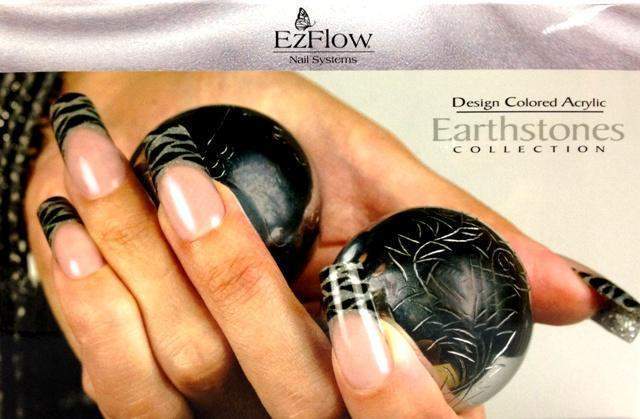 Ez Flow, Ez Flow Colored Acrylic Collection - Earthstones Kit, Mk Beauty Club, Colored Acrylic Powder