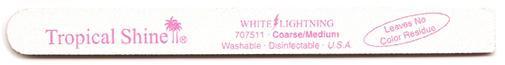 Tropical Shine, Tropical Shine White Lightening File - Coarse/Medium 100/180, Mk Beauty Club, Nail File
