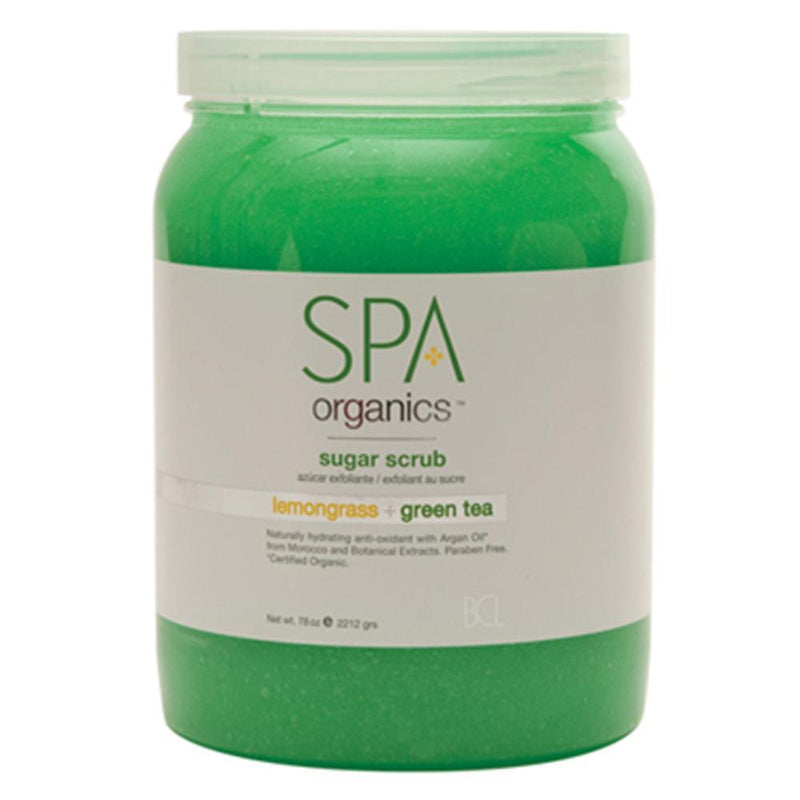 BCL, BCL SPA - Lemongrass + Green Tea Sugar Scrub - 64oz, Mk Beauty Club, Mani Pedi Scrub