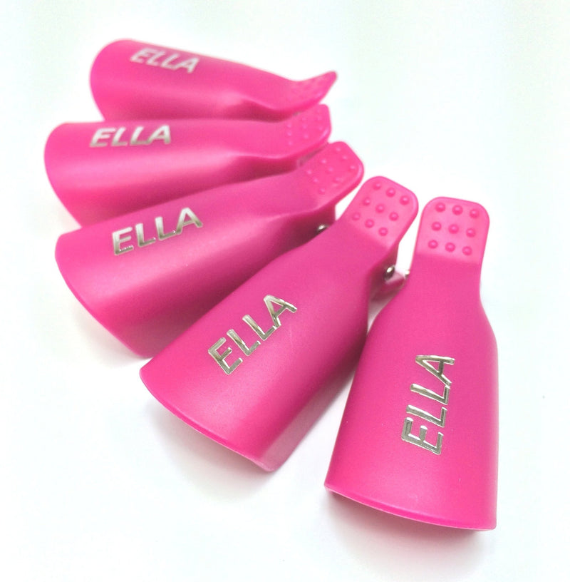 Mk Beauty Club, Ella Soak Off Remover Clip - Fuschia 2Pack (10pcs), Mk Beauty Club, Gel Remover Clips