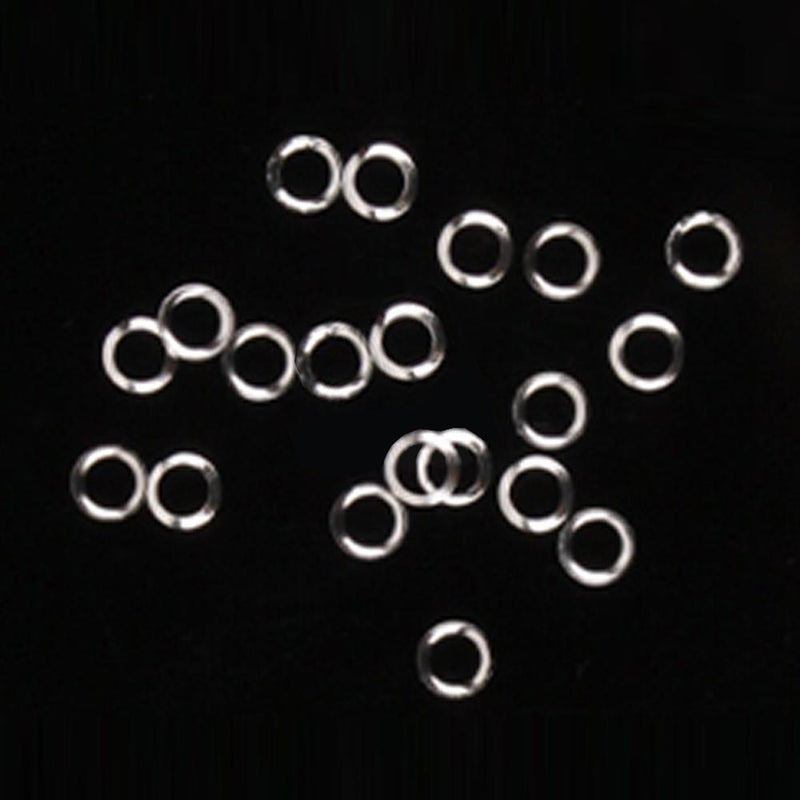 Fuschia, Fuschia Nail Art - Circle Outline - Silver, Mk Beauty Club, Metal Parts