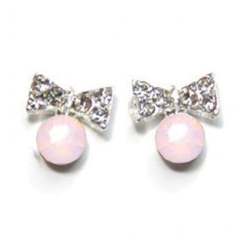 Fuschia, Fuschia Nail Art Charms - Bow & Bell - Pink/Silver, Mk Beauty Club, Nail Art Charms