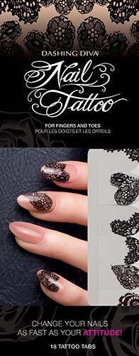 Dashing Diva, Dashing Diva Nail Tattoo - All Meshed Up 6, Mk Beauty Club, Nail Art