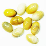 Fuschia, Fuschia Nail Art - Marbleized Oval - Light Brown, Mk Beauty Club, Nail Art