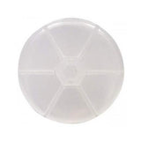 DL Professional, Small Rhinestone Wheel Container - 6 Compartments, Mk Beauty Club, Storage Container