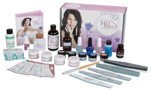 Ez Flow, EZ Flow Advanced Acrylic System - HD Pro Line Kit, Mk Beauty Club, HD Acrylic Powder